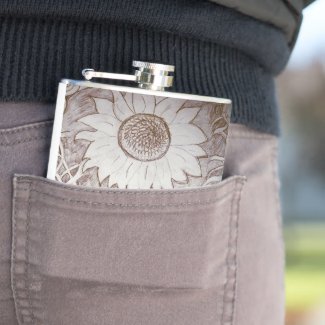 yaei sunflower  flask