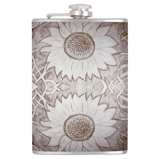 yaei sunflower  flask (Front)
