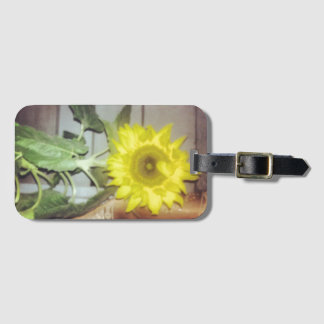 yaei sunflower luggage tag