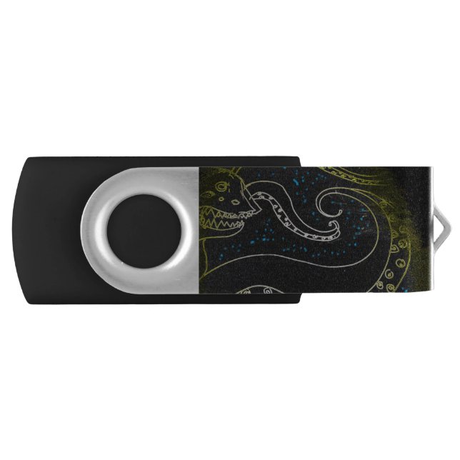 yaei Sweet escape abstract art design Flash Drive (Front)