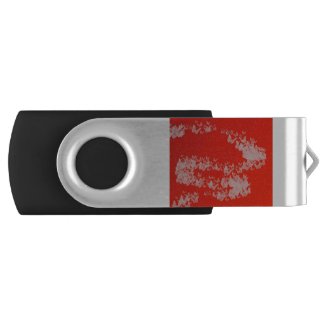 Yaei white red butterfly flash drive