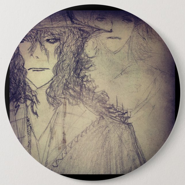 yaei witch 666 button (Front)