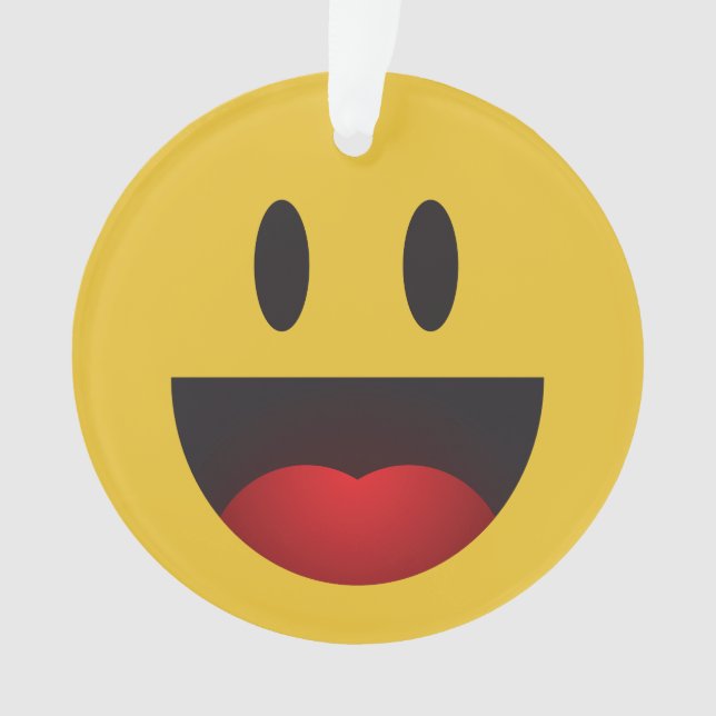 yah emoji ornament (Front)