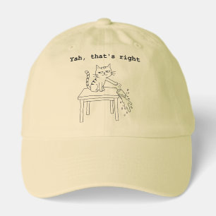 Yah, That's Right, Cat Attitude Hat