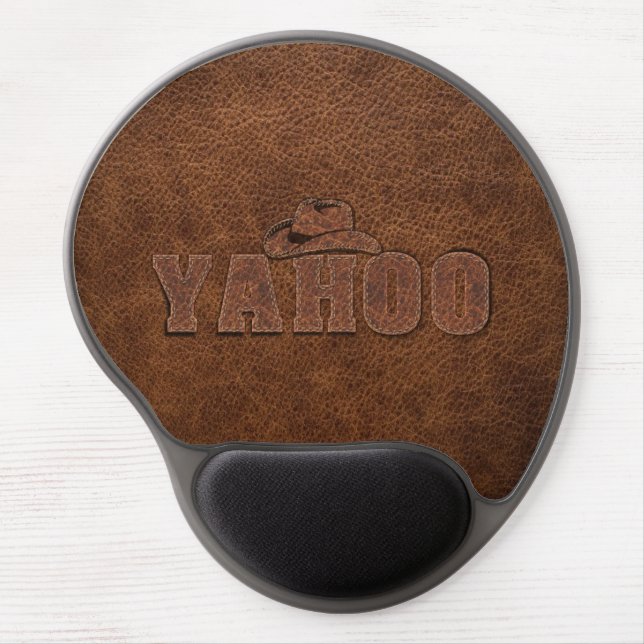 YAHOO western style Gel Mouse Pad (Front)