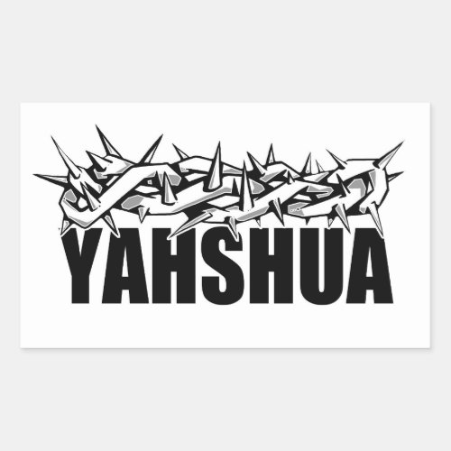 Yahshua Rectangular Sticker