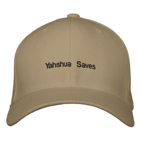 Yahshua Saves Embroidered Baseball Cap