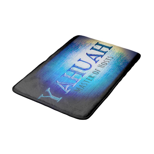 Yahuah-Master of Hosts 01-01 Bath Mat (Angled)