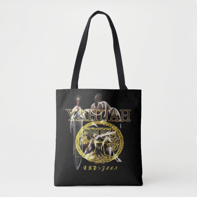 Yahuah-Name Above All Names 03 Royal Tote Bag (Front)