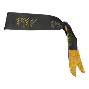 YAHUAH-The Most High Name 01-01 Tie Headband