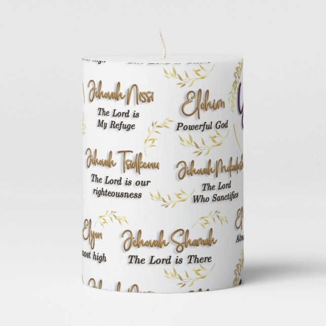 Yahweh Passover Candle Gift (Front)