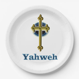 Yahweh phone cases and laptop cases paper plates