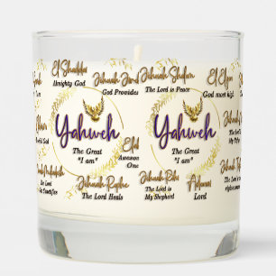 Yahweh Soy Candle for Passover