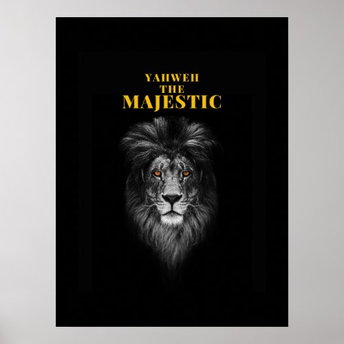 Yahweh The Majestic Poster