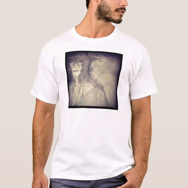 Yaie anime manga sketch witch  888 power T-Shirt (Front)