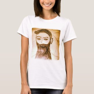 yaie bearded man manga anime in twisted world T-Shirt