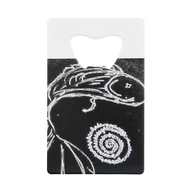 yaie betta fish credit card bottle opener (Front)
