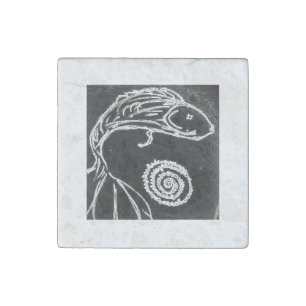 yaie betta fish stone magnet