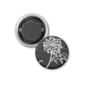 yaie black roses flower goth emo    magnet