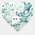 yaie imaginative thinker heart sticker