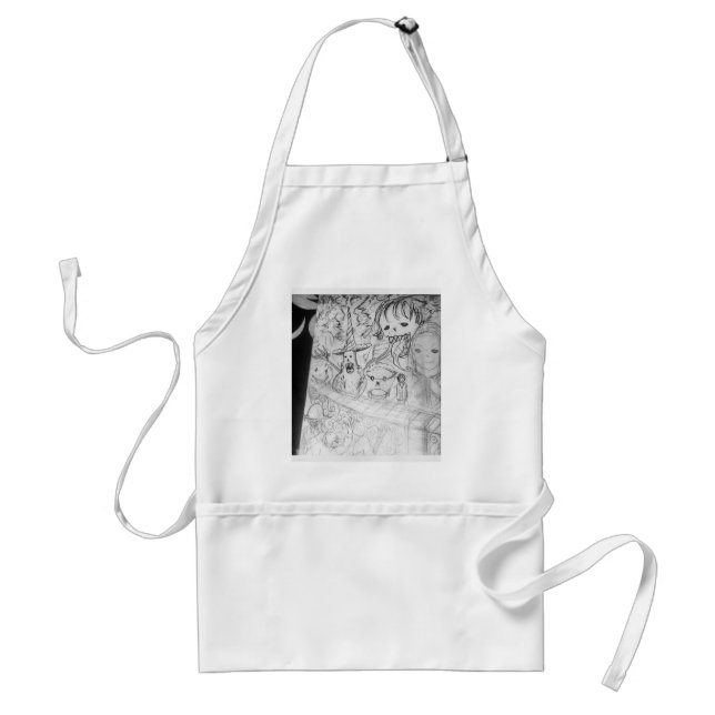 yaie monster manga anime adult apron (Front)
