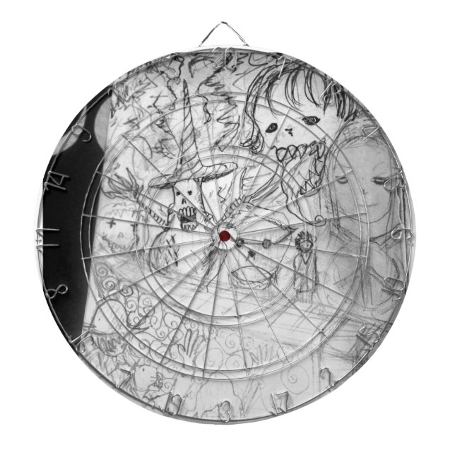 yaie monster manga anime dart board (Front)