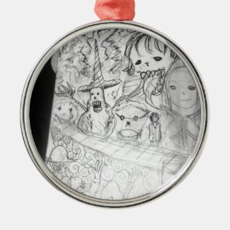 yaie monster manga anime metal ornament