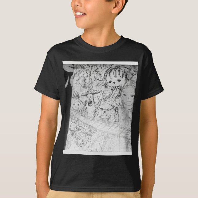 yaie monster manga anime T-Shirt (Front)