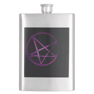 yaie purple pentagram flask