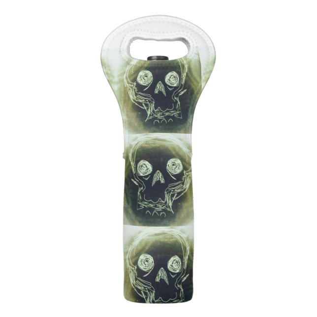 yaie Skull 666 satan Wine Bag (Front)