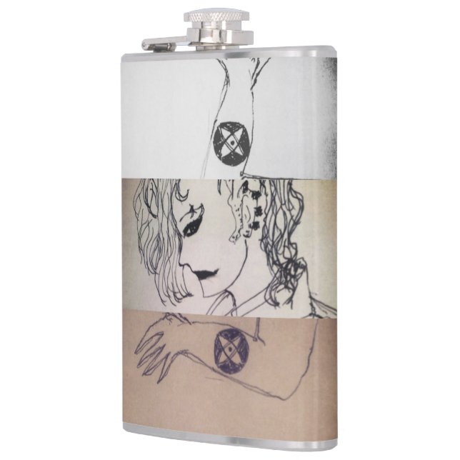 yaie symbol to change this world manga anime  flask (Left)