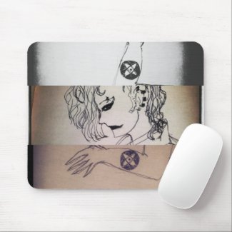 yaie symbol to change this world manga anime mouse pad