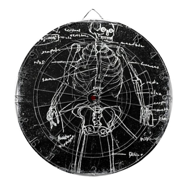 yaie tokyo human skeleton anatomy dart board (Front)