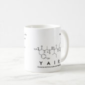 Yair peptide name mug (Front Right)