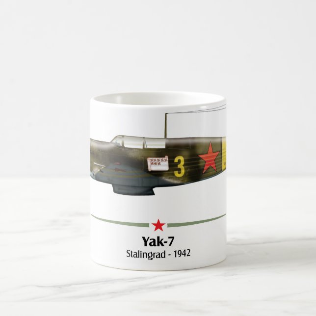 Yak-7 - Battle of Stalingrad -1942 Coffee Mug (Center)