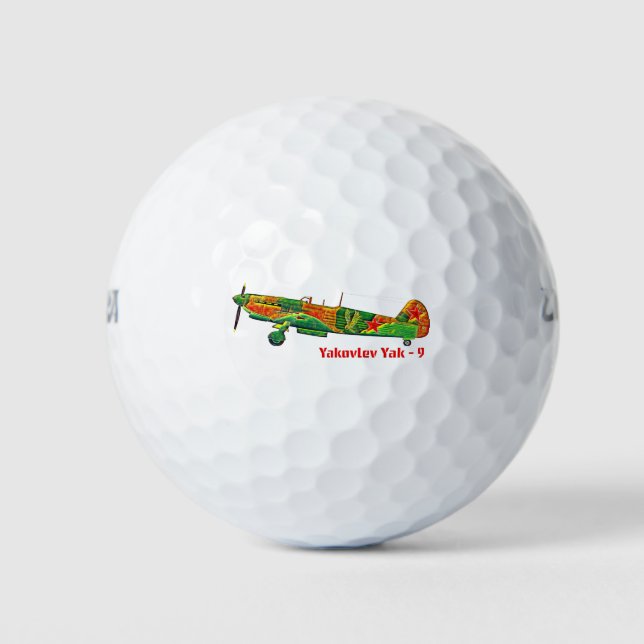 Yak-9 Golf Balls (Front)