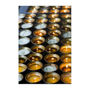 Yak Butter Candles Acrylic Print