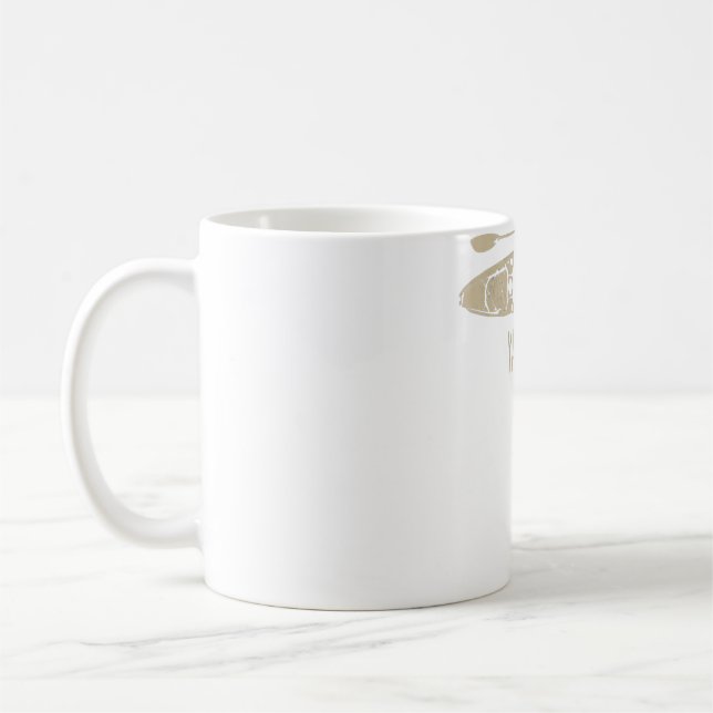 Yak Life   Kayak Life Kayaking and Paddling  Coffee Mug (Left)