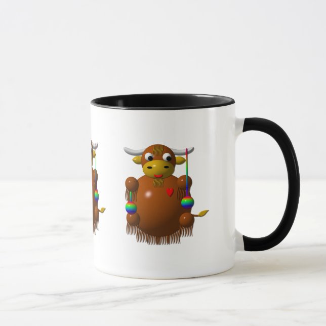 Yak playing with Yo-Yos Mug (Right)