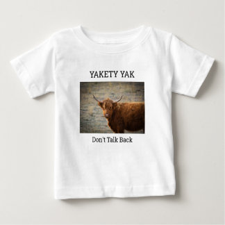 Yakety Yak (Don't Talk Back) baby shirt