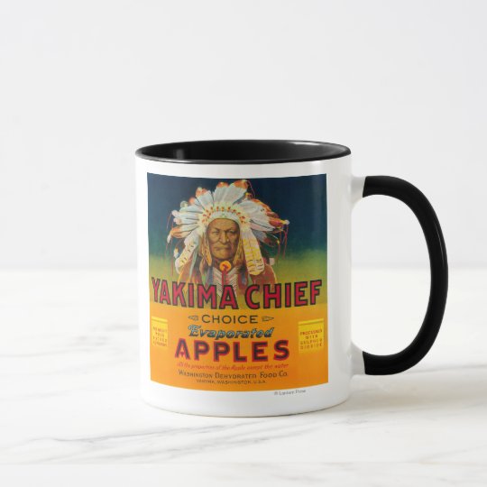 Yakima Chief Apple Label - Yakima, WA Mug