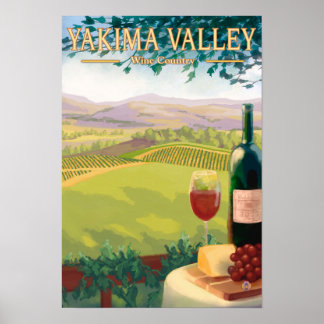 Yakima Valley, WashingtonWine Country Poster