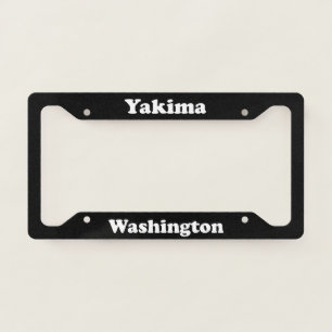 Yakima WA License Plate Frame