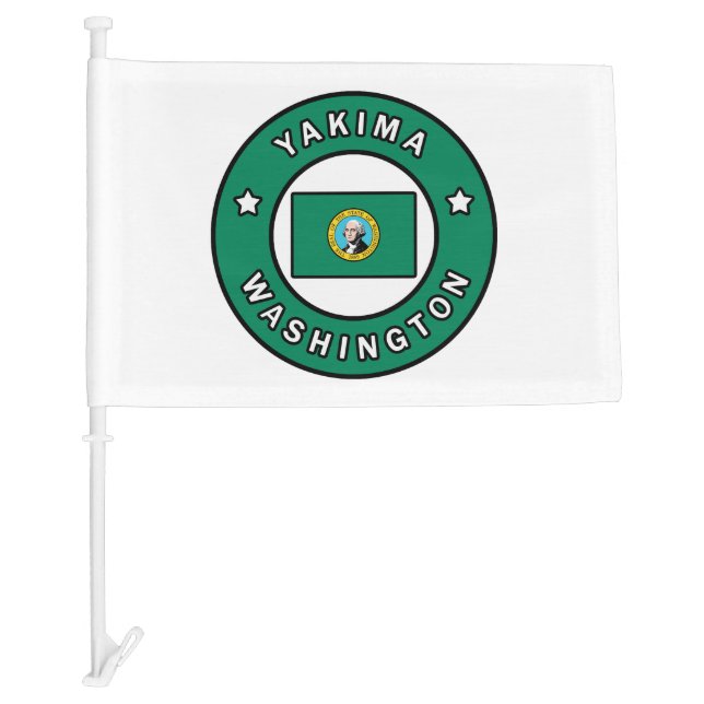 Yakima Washington Car Flag (Front)