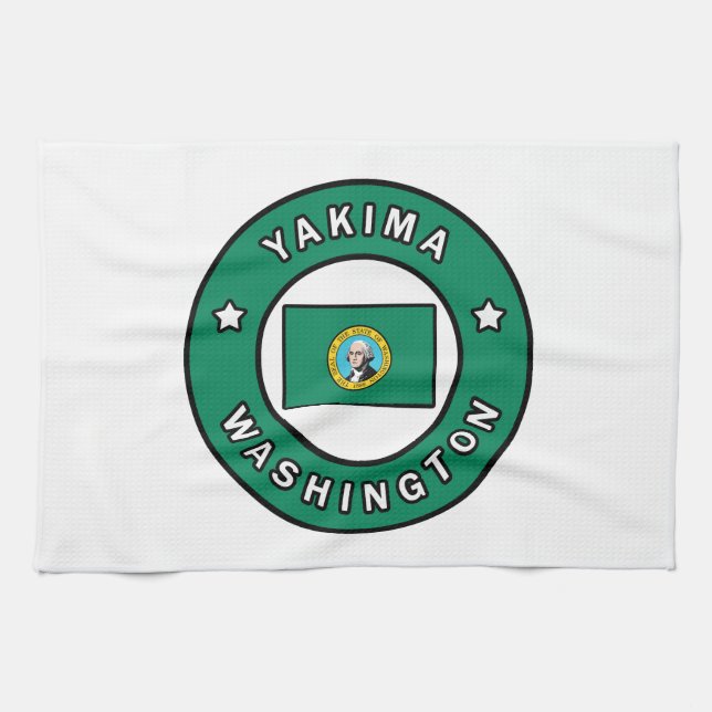 Yakima Washington Kitchen Towel (Horizontal)