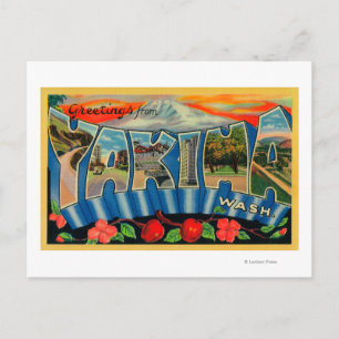 Yakima, Washington - Large Letter Scenes 2 Postcard