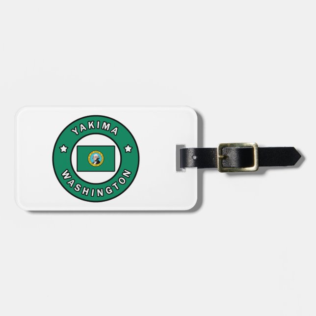 Yakima Washington Luggage Tag (Front Horizontal)