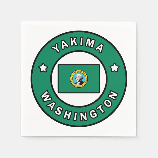 Yakima Washington Napkins (Front)