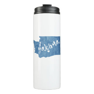 Yakima Washington Wood Grain Thermal Tumbler