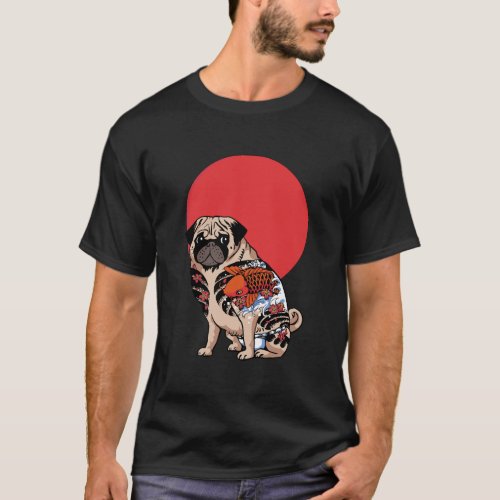 Yakuza Pug T_Shirt
